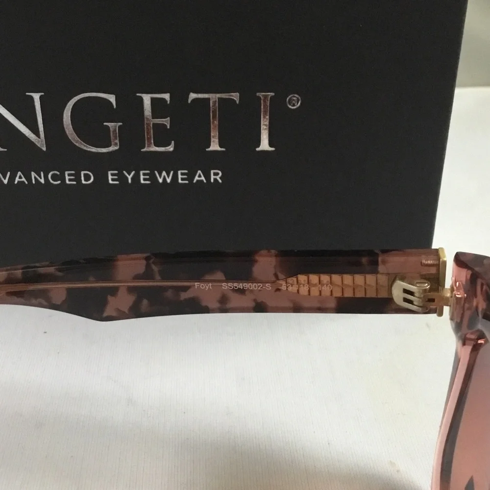 Serengeti Foyt Men’s Tortoiseshell Frame Sunglasses with Polarized Brown Lenses